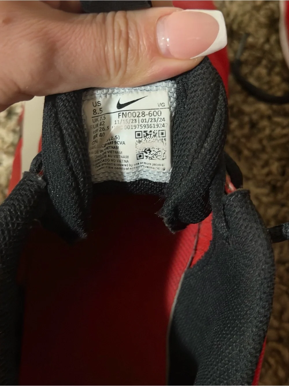 Nike alpha menace